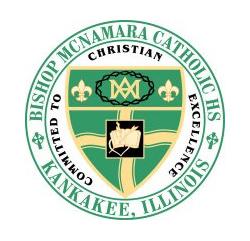 美国主教麦克纳马拉高中Bishop McNamara Catholic High School logo