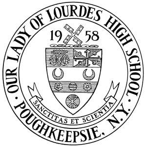 美国圣母卢尔德高中 logo